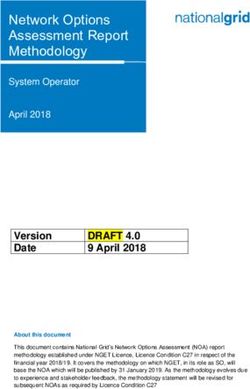 Network Options Assessment Report Methodology - National Grid ESO