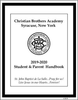 Christian Brothers Academy Syracuse, New York - 2019-2020 Student & Parent Handbook St. John Baptist de La Salle...Pray for us! Live Jesus in our ...