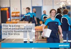 The leading communication and logistic business in the Nordics