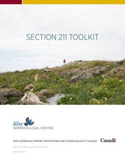 SECTION 211 TOOLKIT - WITH GENEROUS SUPPORT FROM WOMEN AND GENDER EQUALITY CANADA - Rise Women's Legal Centre