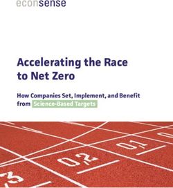 Accele ating the Race to Net Zero - How Companies Set, Implement, and Bene it from Science-Based Targets - Econsense