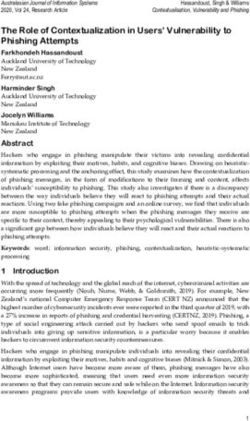 The Role of Contextualization in Users' Vulnerability to Phishing Attempts - Paper title (Paper Title style)