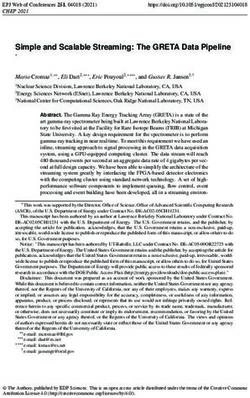 Simple and Scalable Streaming: The GRETA Data Pipeline