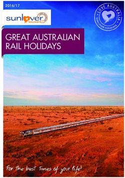 GREAT AUSTRALIAN RAIL HOLIDAYS - For the best times of your life! 2016/17 - Sunlover Holidays