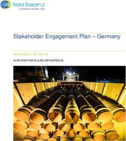 Stakeholder Engagement Plan - Germany - W-PE-EMS-PGE-PLA-800-SEPGEREN-06 Nord Stream 2 AG | Mar-19