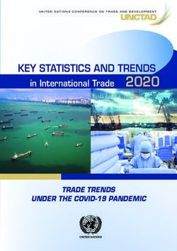 KEY STATISTICS AND TRENDS - in International Trade 2020 - TRADE TRENDS UNDER THE COVID-19 PANDEMIC - UNCTAD