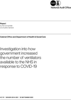 Investigation into how government increased the number of ventilators available to the NHS in response to COVID-19