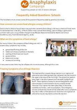 Frequently Asked Questions: Schools - Anaphylaxis Campaign