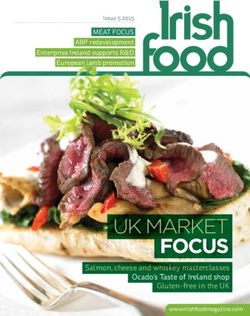 FOCUS UK MARKET Salmon, cheese and whiskey masterclasses Ocado's Taste of Ireland shop Gluten-free in the UK - IrishFood Magazine