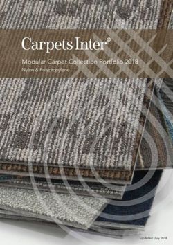 Modular Carpet Collection Portfolio 2018 - Nylon & Polypropylene - Updated: July 2018 - Carpets Inter