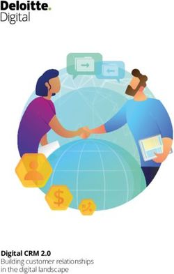 Digital CRM 2.0 Building customer relationships in the digital landscape - Deloitte