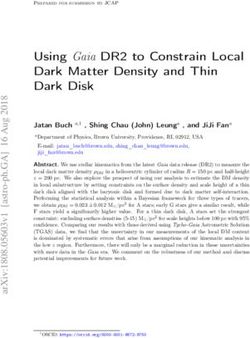 Using Gaia DR2 to Constrain Local Dark Matter Density and Thin Dark Disk - arXiv