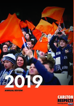 ANNUAL REVIEW 2019 - Carlton Respects