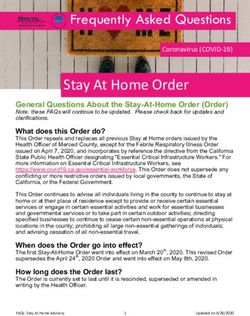 Stay At Home Order - Merced County