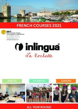 La Rochelle - FRENCH COURSES 2021 - ALL YEAR ROUND