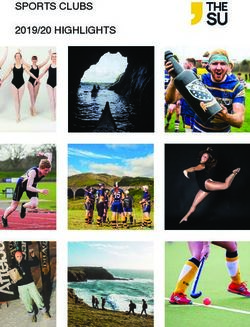 SPORTS CLUBS 2019/20 HIGHLIGHTS - Falmouth and Exeter ...