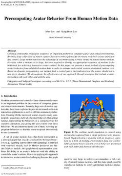 Precomputing Avatar Behavior From Human Motion Data