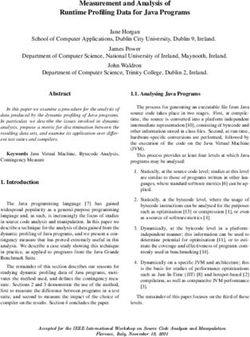 Measurement and Analysis of Runtime Profiling Data for Java Programs