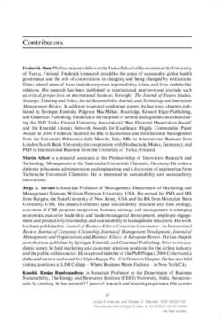 Contributors - Elgaronline