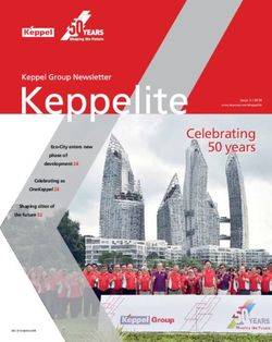 Celebrating 50 years - Envisaging FutureKeppel - Eco-City enters new phase of development 24 - Keppel Land