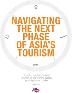 NAVIGATING THE NEXT PHASE OF ASIA'S TOURISM - Insights on the future of tourism in the world's fastest growing travel market