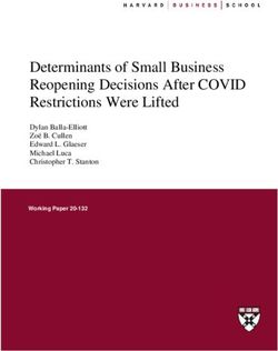 Determinants of Small Business Reopening Decisions After COVID Restrictions Were Lifted - Dylan Balla-Elliott Zoë B. Cullen Edward L. Glaeser ...