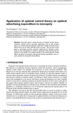 Application of optimal control theory on optimal advertising expenditure in monopoly