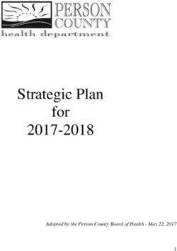 Strategic Plan for 2017-2018 - Person County, NC