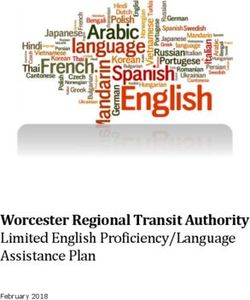 Worcester Regional Transit Authority Limited English Proficiency/Language Assistance Plan