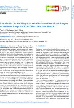 Introduction to teaching science with three-dimensional images of dinosaur footprints from Cristo Rey, New Mexico