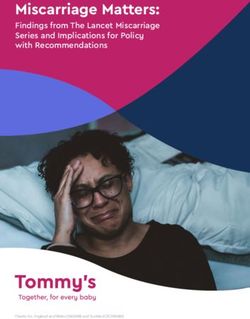 Miscarriage Matters: 1 - Charity No. England and Wales (1060508) and Scotland (SC039280) - Tommy's