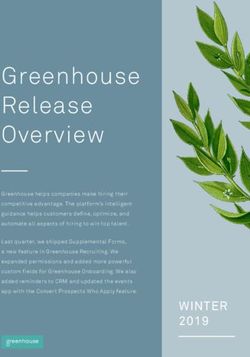 Greenhouse Release Overview - Greenhouse Support