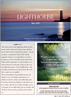 Lighthouse May 2021 - Horeb Mar Thoma Church, Los ...