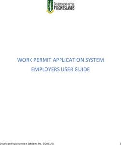 WORK PERMIT APPLICATION SYSTEM EMPLOYERS USER GUIDE - DEVELOPEDBYJANUVATIONSOLUTIONSINC. 2021/03
