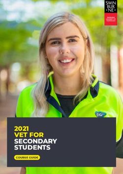 VET FOR SECONDARY STUDENTS - 2021 COURSE GUIDE - Swinburne
