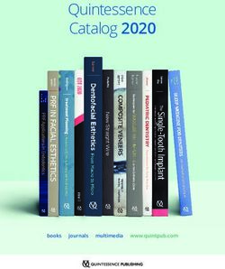 Quintessence Catalog 2020 - books journals multimedia www.quintpub.com - Quintessence Publishing!