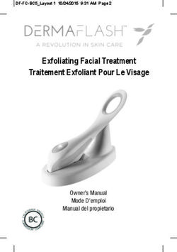 Exfoliating Facial Treatment Traitement Exfoliant Pour Le Visage - Owner's Manual Mode D'emploi Manual del propietario - Dermaflash