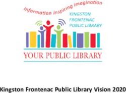 Kingston Frontenac Public Library Vision 2020