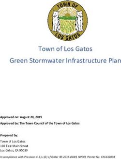 Town of Los Gatos Green Stormwater Infrastructure Plan