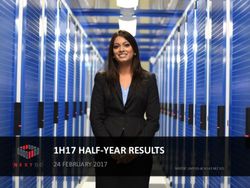 1H17 HALF-YEAR RESULTS - 24 FEBRUARY 2017 - NEXTDC