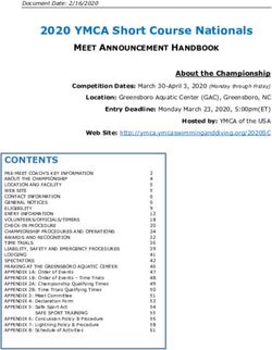 2020 YMCA Short Course Nationals