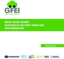 WIDER, TALLER, HEAVIER: EVOLUTION OF LIGHT DUTY VEHICLE SIZE OVER GENERATIONS - Working Paper 17 - Global Fuel Economy Initiative