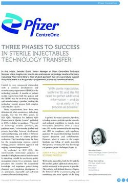 THREE PHASES TO SUCCESS IN STERILE INJECTABLES TECHNOLOGY TRANSFER