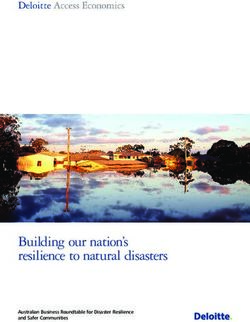 Building our nation's resilience to natural disasters - Australian Business Roundtable for Disaster Resilience and Safer Communities - Australian ...