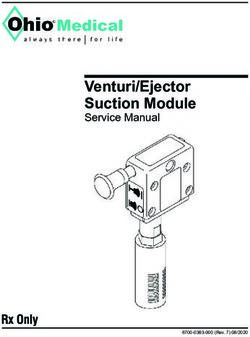 Venturi/Ejector Suction Module - Service Manual - 6700-0383-000 (Rev. 7) 08/2020 - Ohio Medical