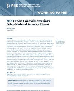 20-8 Export Controls: America's Other National Security Threat - Peterson Institute for International Economics