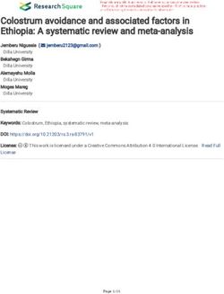 Colostrum avoidance and associated factors in Ethiopia: A systematic review and meta-analysis - Research Square