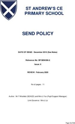 SEND POLICY - St Andrew's CE Primary School