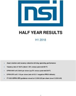 HALF YEAR RESULTS H1 2018 - MarketScreener.com