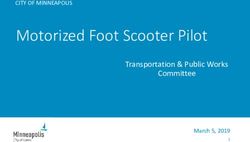 Motorized Foot Scooter Pilot - Transportation & Public Works Committee - City of Minneapolis